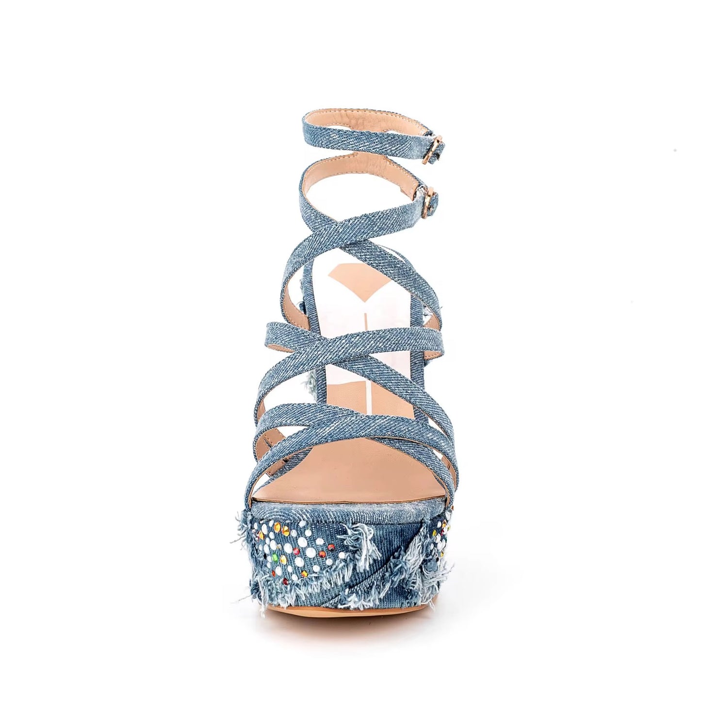 Tanisha crystal Platform Heels