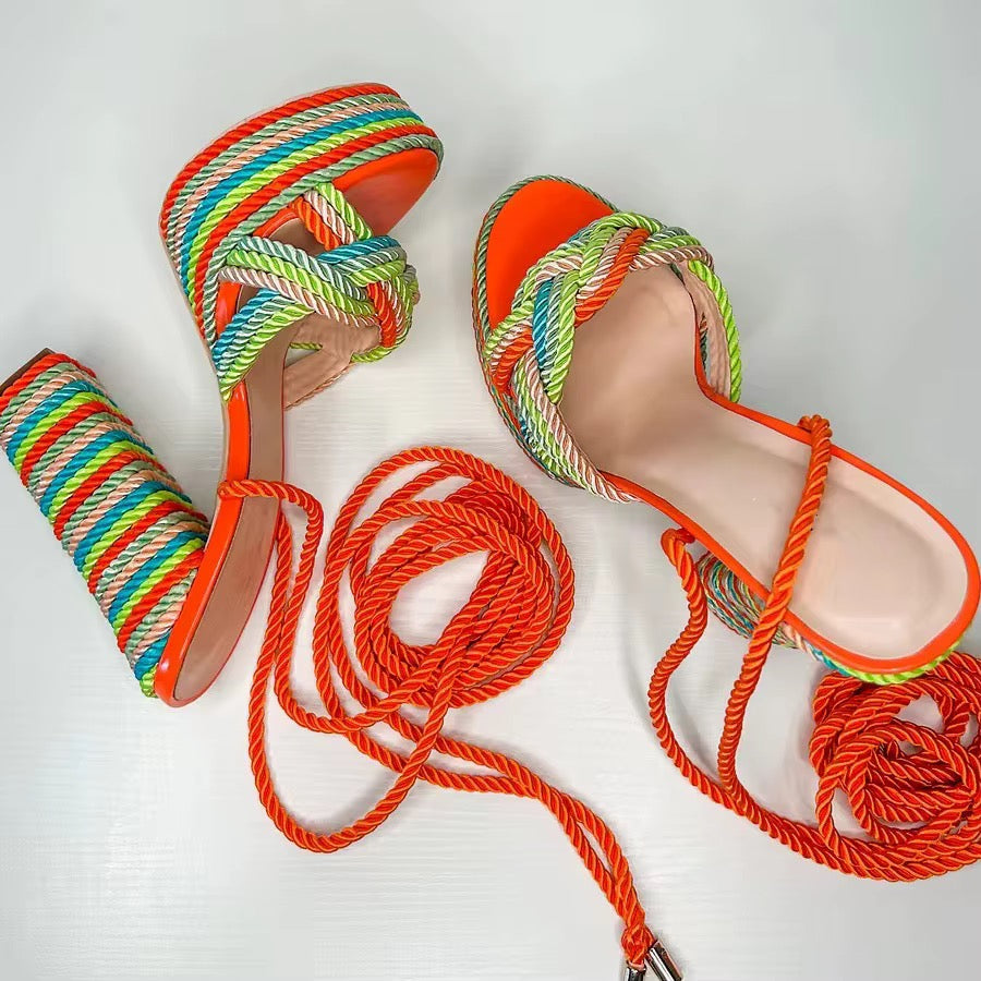 Candy Color high heels