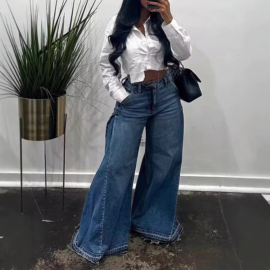 Shanice signature wide leg jeans