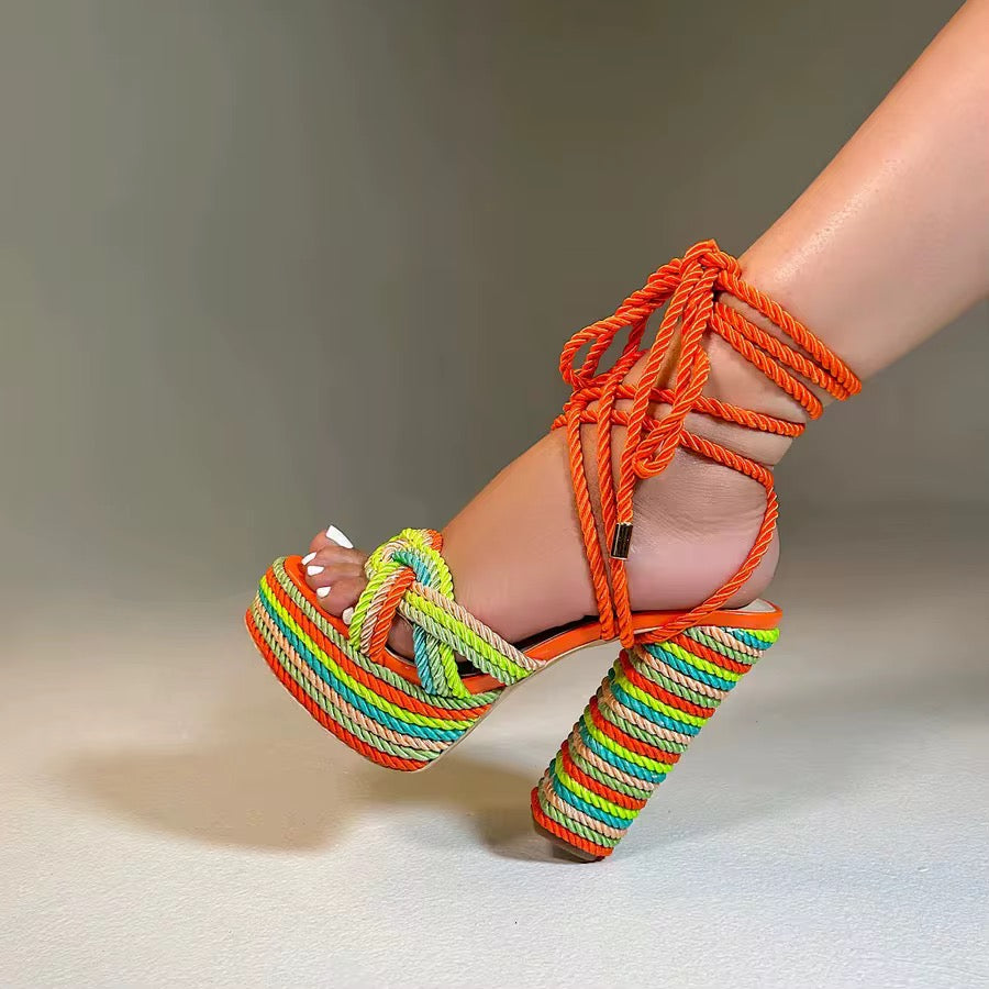 Candy Color high heels
