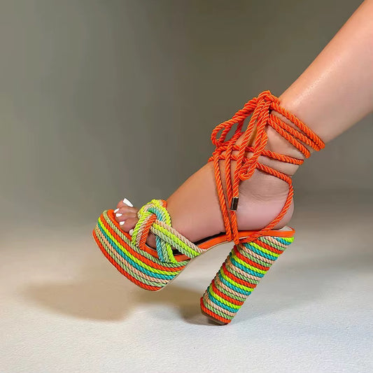 Candy Color high heels