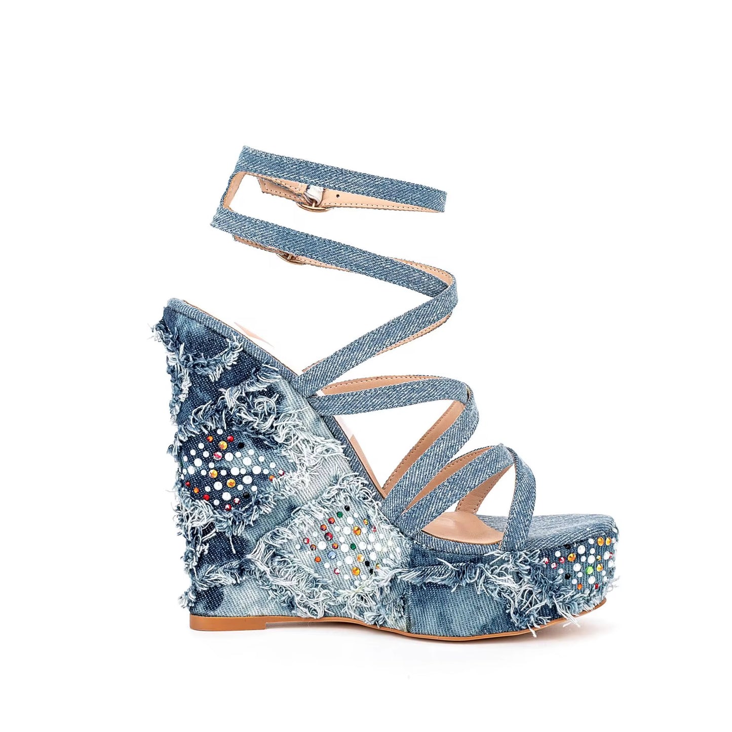 Tanisha crystal Platform Heels