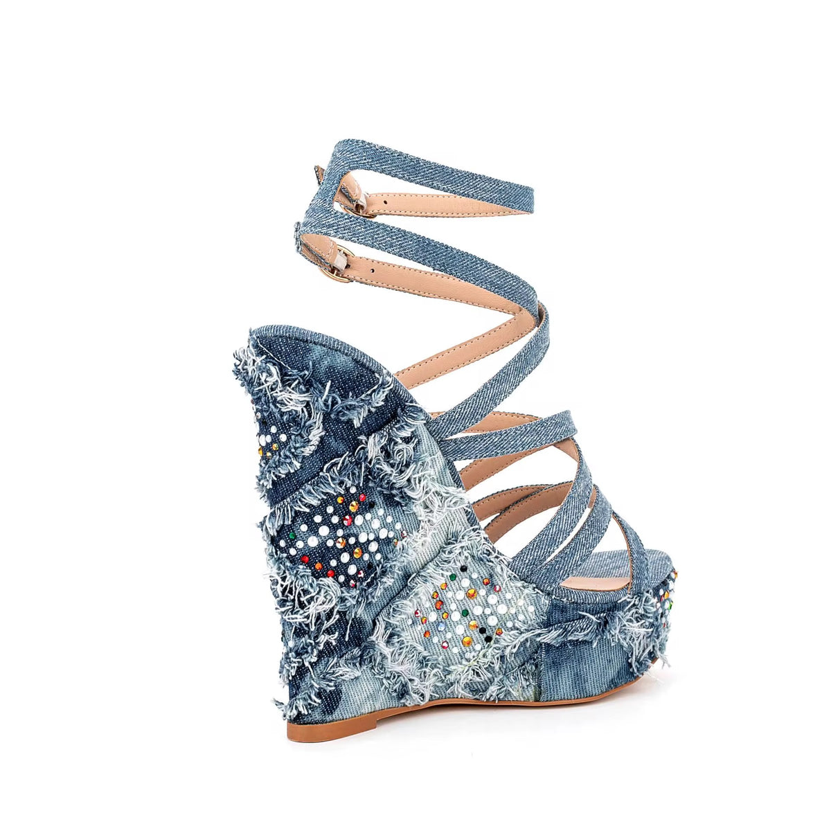 Tanisha crystal Platform Heels