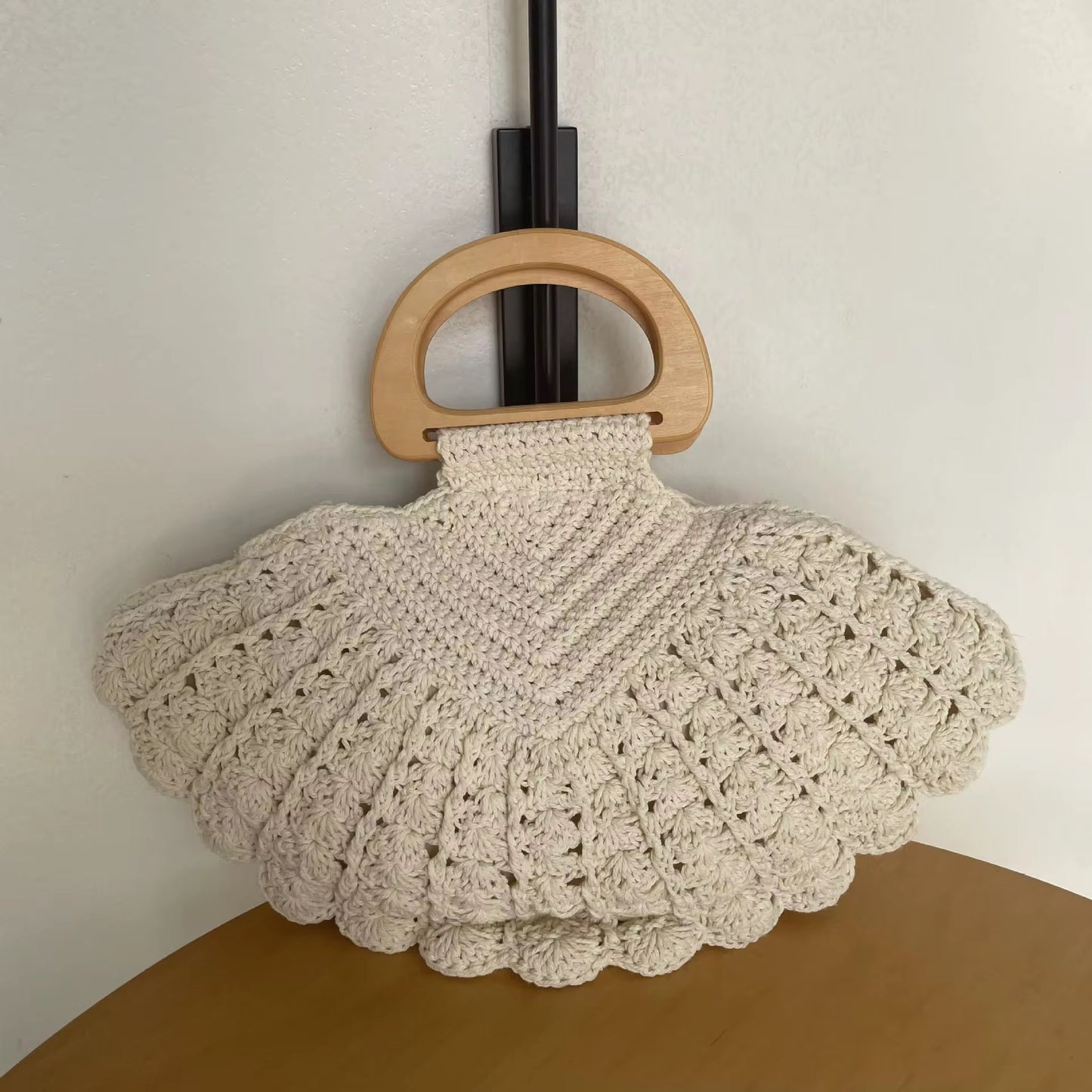 Summer Crochet Shell Beach Bag
