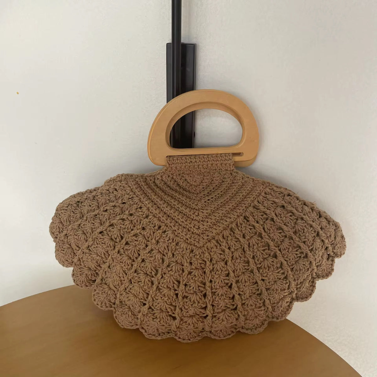 Summer Crochet Shell Beach Bag