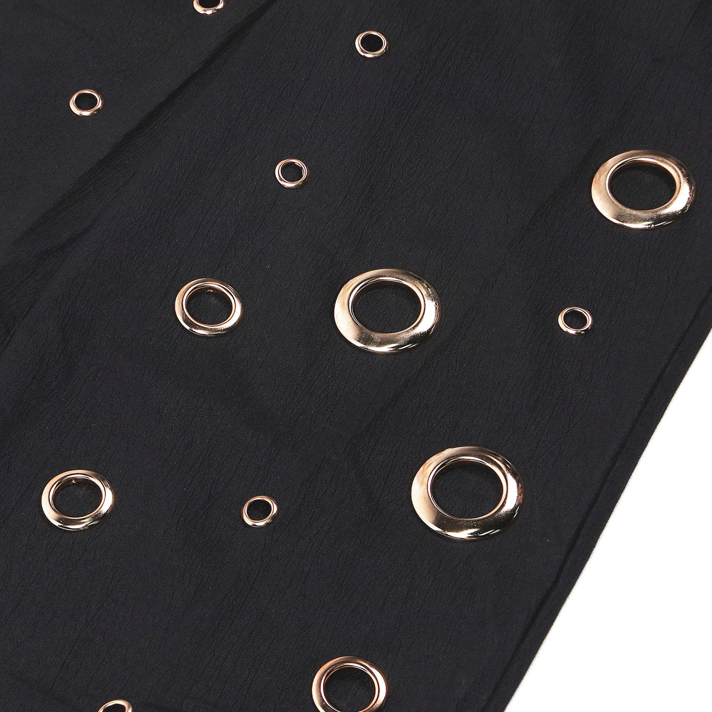 Sexy Street Wear Halter Sleeveless Hollow Tank Top and Unique Ring Pant 2 Piece Set